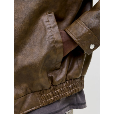 JJLEON PU BOMBER